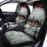 Love Xmas Santa Claus Print Universal Fit Car Seat Covers 102422