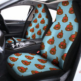 Lovely Poop Pattern Print Universal Fit Car Seat Covers 102422