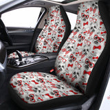 Lovely Yorkshire Terrier Pattern Print Universal Fit Car Seat Covers 102422
