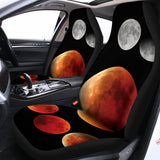 Lunar Eclipse Cycle Print Universal Fit Car Seat Covers 102422