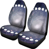 Lunar Phase Cycle Print Universal Fit Car Seat Covers 102422