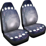 Lunar Phase Cycle Print Universal Fit Car Seat Covers 102422