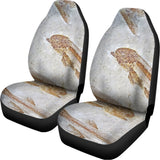 Lycoptera Fish Fossil Print Universal Fit Car Seat Covers 102422
