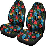 Macaw Parrot Pattern Print Universal Fit Car Seat Covers 102422