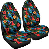 Macaw Parrot Pattern Print Universal Fit Car Seat Covers 102422