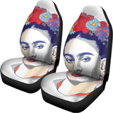 Magdalena Carmen Frida Kahlo Print Universal Fit Car Seat Covers 102422