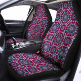 Magenta Mandala Bohemian Pattern Print Universal Fit Car Seat Covers 102422