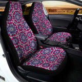 Magenta Mandala Bohemian Pattern Print Universal Fit Car Seat Covers 102422