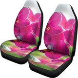 Magenta Orchid Flower Print Universal Fit Car Seat Covers 102422