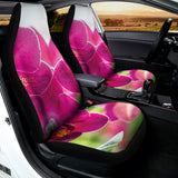 Magenta Orchid Flower Print Universal Fit Car Seat Covers 102422