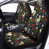 Magic Floral Unicorn Pattern Print Universal Fit Car Seat Covers 102422