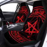 Magic Pentagram Symbol Print Universal Fit Car Seat Covers 102422
