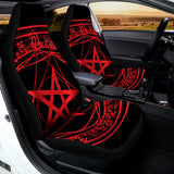 Magic Pentagram Symbol Print Universal Fit Car Seat Covers 102422