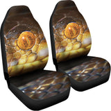 Malagasy Cat Eyed Snake Print Universal Fit Car Seat Covers 102422