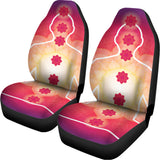 Mandala Chakras Aura Print Universal Fit Car Seat Covers 102422