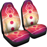 Mandala Chakras Aura Print Universal Fit Car Seat Covers 102422