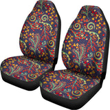 Mandala Floral Bohemian Pattern Print Universal Fit Car Seat Covers 102422