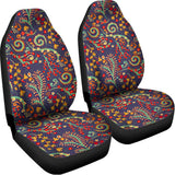 Mandala Floral Bohemian Pattern Print Universal Fit Car Seat Covers 102422