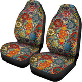Mandala Star Bohemian Pattern Print Universal Fit Car Seat Covers 102422