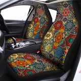 Mandala Star Bohemian Pattern Print Universal Fit Car Seat Covers 102422