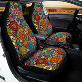 Mandala Star Bohemian Pattern Print Universal Fit Car Seat Covers 102422