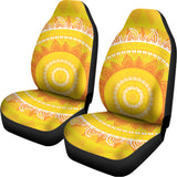 Mandala Sun Print Universal Fit Car Seat Covers 102422