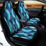 Mandala Waves Bohemian Pattern Print Universal Fit Car Seat Covers 102422