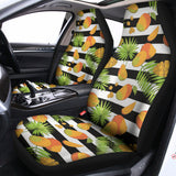 Mango Fruit Striped Pattern Print Universal Fit Car Seat Covers 102422