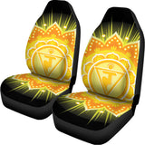 Manipura Chakra Mandala Print Universal Fit Car Seat Covers 102422