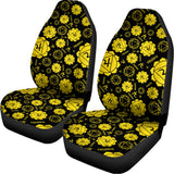 Manipura Chakra Pattern Print Universal Fit Car Seat Covers 102422