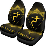 Manipura Chakra Symbol Print Universal Fit Car Seat Covers 102422