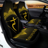 Manipura Chakra Symbol Print Universal Fit Car Seat Covers 102422