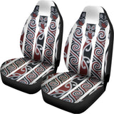 Maori Fence Print Universal Fit Car Seat Covers 102422