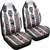 Maori Fence Print Universal Fit Car Seat Covers 102422