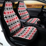 Maori Kowhaiwhai Pattern Print Universal Fit Car Seat Covers 102422