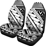 Maori Polynesian Tattoo Pattern Print Universal Fit Car Seat Covers 102422