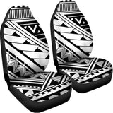Maori Polynesian Tattoo Pattern Print Universal Fit Car Seat Covers 102422