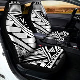 Maori Polynesian Tattoo Pattern Print Universal Fit Car Seat Covers 102422