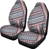 Maori Tribal Pattern Print Universal Fit Car Seat Covers 102422