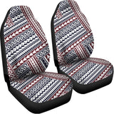 Maori Tribal Pattern Print Universal Fit Car Seat Covers 102422