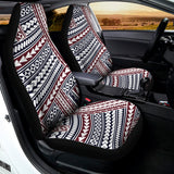 Maori Tribal Pattern Print Universal Fit Car Seat Covers 102422
