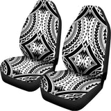 Maori Tribal Polynesian Tattoo Print Universal Fit Car Seat Covers 102422
