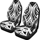 Maori Tribal Tattoo Pattern Print Universal Fit Car Seat Covers 102422