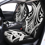 Maori Tribal Tattoo Pattern Print Universal Fit Car Seat Covers 102422