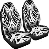 Maori Tribal Tattoo Pattern Print Universal Fit Car Seat Covers 102422