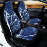 Marble Denim Jeans Pattern Print Universal Fit Car Seat Covers 102422