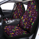Mardi Gras Party Pattern Print Universal Fit Car Seat Covers 102422