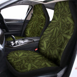 Marijuana Leaf Pattern Print Universal Fit Car Seat Covers 102422