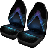 Masonic Eye All Seeing Print Universal Fit Car Seat Covers 102422