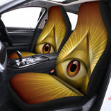 Masonic Eye Sight Print Universal Fit Car Seat Covers 102422